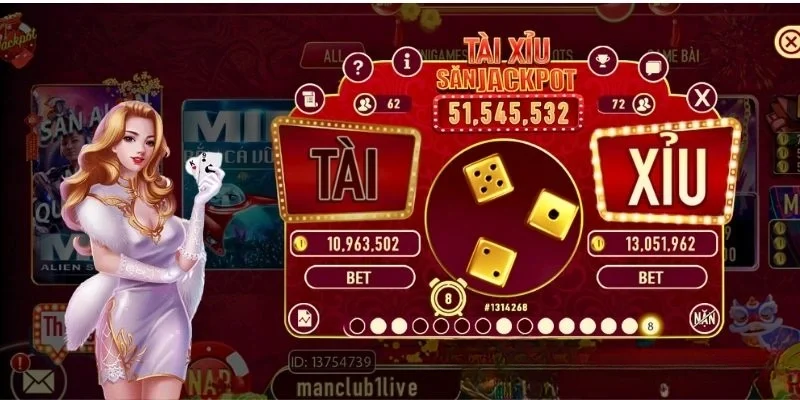 Giao diện tài xỉu mobile thân thiện