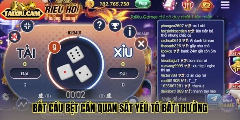 Bắt cầu bệt cần quan sát yếu tố bất thường