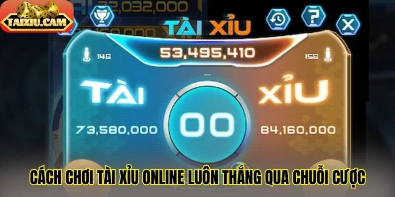 Cách chơi tài xỉu online luôn thắng qua chuỗi cược