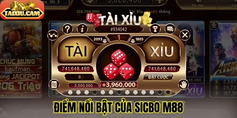Điểm nổi bật của sicbo M88
